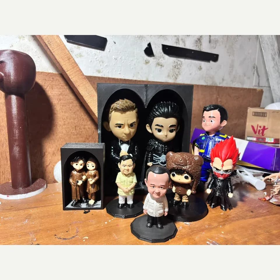 Jasa Custom Figure / Maskot dari Foto – Filament & Resin 13–20 cm 10